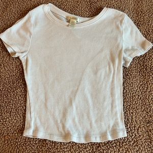 Random white crop top size medium